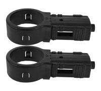 2 piezas Anillos de Repuesto para Escalera Telescópica, Nylon, 5,2 CM | Conector Redondo Ranura, Negro, para Escaleras Plegables, Trabajos en Altura y Mantenimiento