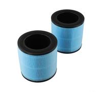 2 piezas AP0601 filtros de repuesto de carbón activado para purificador de aire - Cartucho de filtro de alta ontra el polvo para el hogar y la oficina