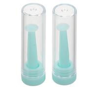 2 Piezas Aplicador de Lentes de Silicona Verde Claro | Herramienta Auxiliar Cómoda, Fácil de Limpiar, Rápida y Segura, para Lentes Duros y Accesorios de Uso Diario