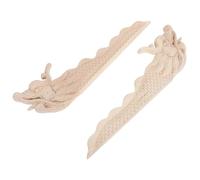 2 Piezas Aplique de Madera Tallada Dragón para Puertas y Armarios | Beige, Veta Natural Visible, Acabado Clásico Ornamental, para Muebles y Bricolaje, Estilo Elegante