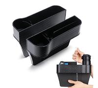 2 Piezas Asiento Universal Auto Gap Organizador Caja de Almacenamiento de Asiento de Automóvil Caja Asiento de Coche Lateral Gap Filler para Almacenamiento de Coche