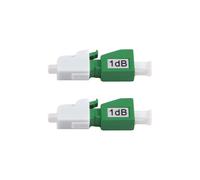 2 Piezas Atenuador de Fibra LC/APC Atenuador Óptico Adaptador de Brida Hembra A Macho FTTH Atenuador de Fibra Óptica 1dB