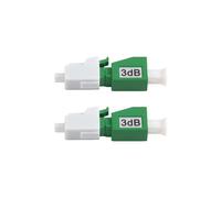 2 Piezas Atenuador de Fibra LC/APC Atenuador Óptico LC/APC Adaptador de Brida Hembra A Macho Atenuador de Fibra Óptica FTTH 3dB