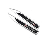 2 Piezas Auto Emblem para Dacia Sandero Stepway 3rd Gen 2nd Gen 2021-2024, Pegatinas Autoadhesivas para Decoración de Cofre Estilo del Vehículo Durable Modificación de Automóviles