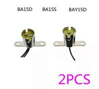 2 piezas BA15D BA15S base de lámpara BA15D portalámparas BAY15D base 1156 lámpara bse 1157 portalámparas
