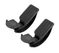 2 Piezas Balancín de Pie para Plantar, Camilla de Pantorrilla para Tendinitis de Aquiles, Talón, Pies, Férula en la Espinilla, Fascitis Plantar, Portátil Tabla Inclinada para Tobillo Y Pie(Negro)