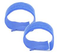 2 Piezas Bandas de Entrenamiento de Yoga Flexibles y Suaves | Poliéster Azul, Uso en Posturas y Ejercicios, Estabilidad Mantenida, Accesorio Portátil