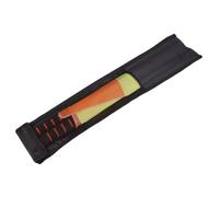 2 Piezas Bandera del Árbitro de Fútbol, Señal Manual, Ligera | Oxford, Acero Inoxidable y Espuma, Mango Cómodo Antideslizante, Uso en Cancha Deportiva y Competición
