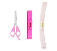 2 Piezas Bang Ruler Y Tijeras De 1 Pieza, Herramientas De Fabricación De Peinados, Herramientas De Recorte De Cabello, Accesorios Para El Salón.