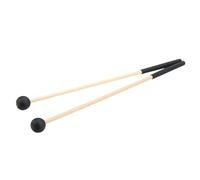 2 Piezas Baqueta De Bola Con Mango De Madera. Bolsa De Percusión Martillo De Tambor Para Pisos Marimba Baquetas De Marcha Palo De Tambor Suave De Fieltro De Piruleta Caucho