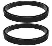 2 Piezas Base de Anillo para Cilindro de Gas, Negro | Plástico Patas Antideslizantes, Equilibrio Reforzado, para Botellas de Butano y Cilindros en Rv