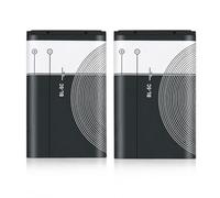 2 Piezas Bateria BL-5C BL5C BL 5C para Nokia 1112, 1200, 1208, 1209, 1600, 1650, 1800, 2300, 2310, 2323 Classic 6681 6682 6820 1020 mAh para Radiwow para Artfone G3, G6, C10, CS181, CF241A