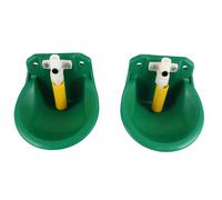 2 piezas bebedero de ganado para ovejas y cabras, fuente de agua, equipo de alimentación para granja