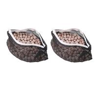 2 piezas Bio Balls Medios Filtrante, 1 paquete Filtro de acuario Bio Ball Estabilizador de calidad del agua para Acuario y estanque de medios filtrantes