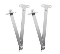 2 Piezas Bisagra Plegable Acero Laminado en Frío con capacidad de apertura de 180 grados, Totalmente metálica Soporte Tapa Bisagra Soporte Tapa,Bisagra Giratoria, para Armarios