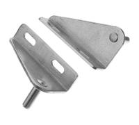 2 Piezas Bisagras de Acero Inoxidable para Refrigerador Pequeño | Bisagras para Frigorifico, Reparar Bisagra de Puerta, Bisagra para Congelador Doméstico, Plata
