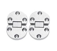 2 Piezas Bisagras de Mesa Zinc Aleado Autosoportantes Bisagras Ocultas Ajustables para Alas Plegables Puertas Escritorios