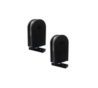 2 piezas, bisagras de puerta vidrio, bisagra pivotante 360 grados, abrazaderas, escaparate, accesorios for cuarto ducha, rodamiento clip baño, 35 kg, adecuado for templado 5 a 12 mm