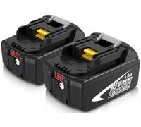 [2 Piezas] BL1850B Batería de Repuesto para Makita 18V 5.0Ah BL1850 BL1860B BL1850 BL1845 Bl1815 BL1820 Lxt-400 con indicador LED Batería para Herramientas eléctricas