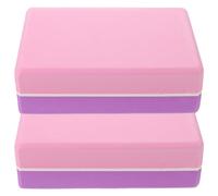 2 Piezas Bloque de Yoga de Espuma Eva 23x15x8cm para Principiantes