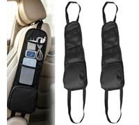 2 Piezas Bolsa Asiento Auto para Jeep Compass Gladiator 2007-2026 | Organizador Lateral de Asiento Coche, Asiento Delantero, Resistente al Desgaste, Durable Multi-Bolsillos, Fácil de Instalar