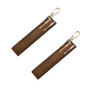 2 Piezas Bolsa de Almacenamiento de Lápices de PU Portátil con Gancho Mosquetón Estuches para Bolígrafos Multiusos para Oficinas Escolares Bolsa de Lápices Elegante para Viajes