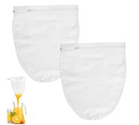 2 Piezas Bolsa De Leche De Nuez Reutilizable, para Leche de Nueces Vegana, Leche de Almendra, Leche de Avellana