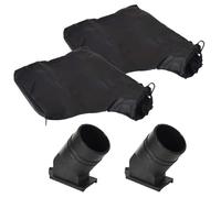 2 Piezas Bolsa de Polvo Set,Bolsas Recolectoras para Sierra Ingletadora Modelo 255,para una fácil eliminación del polvo en el interior,bolsa para máquina de aserrar de aluminio