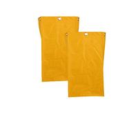 2 Piezas Bolsa Impermeable de Repuesto Para Carrito de Limpieza, para Hotel Hogar, 40x28x69cm, Amarillo