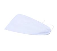 2 Piezas Bolsas de Filtro Reutilizables de Nailon con Cordón | Lavables, Filtrado y Transporte Fácil, Color Claro, para Depuradora y Limpieza de Hojas