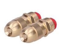 2 Piezas Boquilla Nebulizadora de Latón 1/2 Pulgada, Boquillas de Pulverización Ajustables 360° Compatibles Gardena Micro-Drip para Riego de Jardín, Huerto, Agricultura y Enfriamiento Exterior