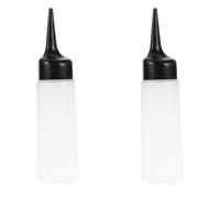 2 Piezas Botella de Champú Rellenable 150ml PP de Color Claro | Aplicación Fácil, Sirve para Acondicionador, Formato de Salón, Uso Color