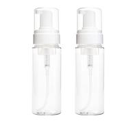 2 Piezas Botella de Espuma | 200ml Botellas con Bomba de Espuma | Recargables Botellas de Espuma de Viaje | para Usar en Agua jabonosa, desmaquillante, champú, Gel de Ducha y Limpiador Facial
