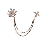 2 piezas broche de cadena