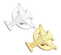 2 Piezas Broche de Psicología Símbolo Diseño Único | Joyería Sanitaria para Enfermeras y Profesionales, Brillo Duradero, Apoyo la Salud Mental