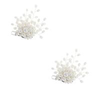 2 Piezas broche pasadores de para alfileres de para la ropa ramo de flores artificiales joyas de nupciales joya bisuteria tiara decoración TENDYCOCO