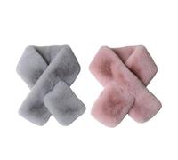 2 Piezas Bufanda Suave Y Cálida, Bufanda De Felpa, Bufanda De Invierno Para Niños, Bufanda Clásica Simple, Accesorios De Protección Contra El Frío De Invierno