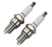 2 Piezas Bujía F6RTC Compatible con NGK BPR6ES 7822 WR6DC WR7DC RN9YC RN10YC Torch Engine 131-039 Spark Plug Gasolina M14 x 1,25 mm Bujía F6RTC para Coche Motocicletas Cortacésped