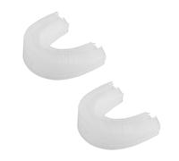 2 Piezas Cabezal Blanco en Forma Silicona de Cepillo de Dientes | Repuesto para Cepillo Eléctrico Adulto, Limpia Superficie Dental y Masajea Encías, Portátil y Fácil de Limpiar