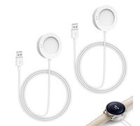 2 Piezas Cable Cargador Compatible con Xiaomi Watch S3/ S4/ H1/ 2 Pro/ S2, Cable Magnético de Carga USB C 100cm, Cargador Magnético Repuesto para Xiaomi Watch, Accesorios Blanco