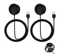 2 Piezas Cable Cargador para Xiaomi Watch S3 S4 H1 Watch 2 Pro y Watch S2, 100 cm Cable de Carga USB, Dock de Repuesto Magnético Portátil para Reloj Inteligente, Carga Rápida y Segura, Color Negro