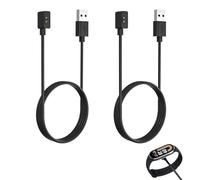 2 Piezas Cable de Carga Cargador Magnético para Xiaomi Mi Band 7 Pro Poco Watch Redmi Watch 3 2 2 Lite Smart Band Pro USB 1M Repuesto Carga Rápida Portátil Protección Sobrecorriente para Smartwatch