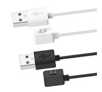 2 Piezas Cable de Carga para Inteligente Xiaomi Mi Serie 9 8 8 Pro 8 Active y Redmi Watch Series 5 5 Lite 5 Active 4 3 Active - Conexión Portátil Cargador para Carga desde Ordenador o Powerbank