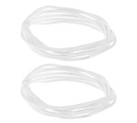 2 Piezas Cable de Silicona Blindado, Cobre Trenzado Blanco 1 M | Arnés Recubierto, Núcleo Pretinado y Flexible, para Pastillas Montaje Vintage