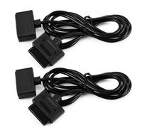 2 Piezas Cable Extensión Compatible con SNES Mando Super Nintendo, Cable Alargador 1,8 m Controlador Gamepad Retro, Compatible con Todos los Controladores y juegos Mayor Comodidad Libertad Movimiento