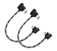 2 Piezas Cable USB C a Micro USB 15cm, Cable Datos USB C Micro USB, Compatible con Mavic Mini 1 Mavic 2 Pro Zoom Mavic Air Pro Platinum Conexión Estable Accesorios Dron Teléfonos Tabletas Cable Datos