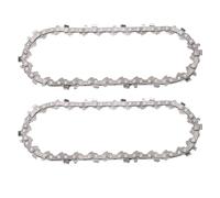 2 Piezas Cadena de Mini Motosierra de 4 Pulgadas, 28 Eslabones de Transmisión Reemplazo de Cadena de Sierra Pequeña de Acero de Aleación para Espadas de 13 cm para Mini Motosierra Portátil