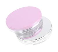 2 Piezas caja de polvo portátil mini contenedor de polvo con hojaldre caja de polvo vacía de plástico contenedor de maquillaje en polvo caja de polvo con soplo paño