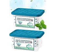 2 Piezas Cajas Mágica De Aire Multifuncional, 350ml Purificador De Aire Interior Con Eliminación De Polvo, Fórmula Vegetal, Frescura De Larga Duración, Para El Hogar De La Oficina Del