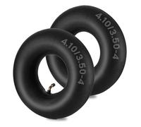 2 Piezas Cámaras de Aire 4.10/3.50-4 para Ruedas de Carretilla Carro de jardín Tractor Cortacésped Mini Quad, Para Neumatico 3.50-4 4.10-4